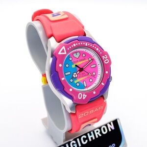 Seiko RARE Alba V701-1530 Aqua Gear Dive Japan Import 36mm Dive Watch